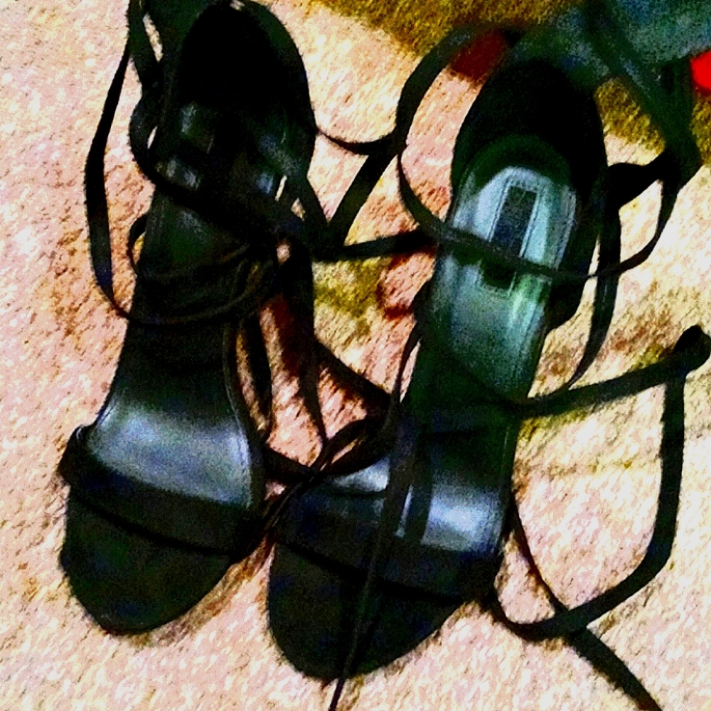 Heels you can tie them up your leg different